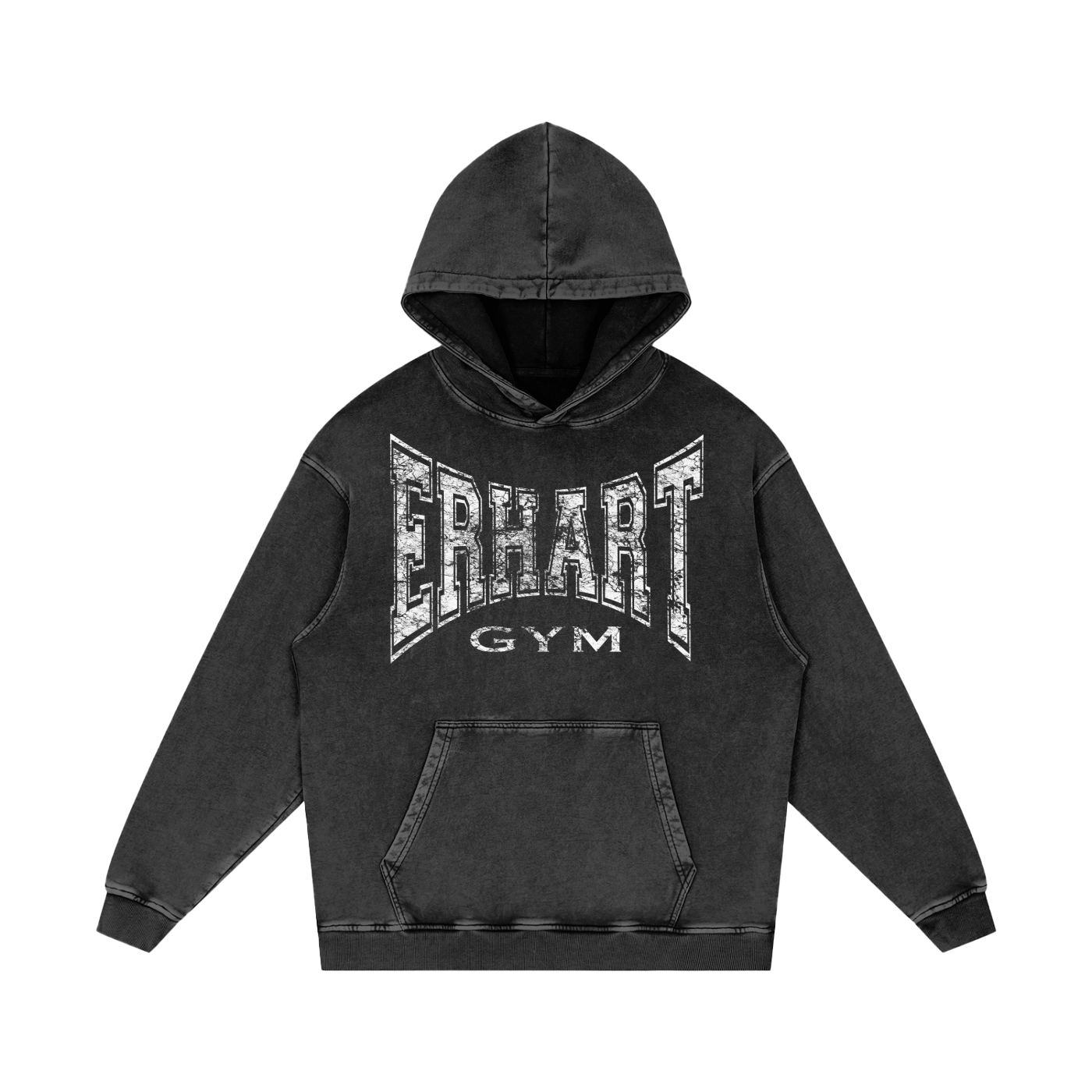 Snow Washed Loose Heavy 100% Cotton Hoodie