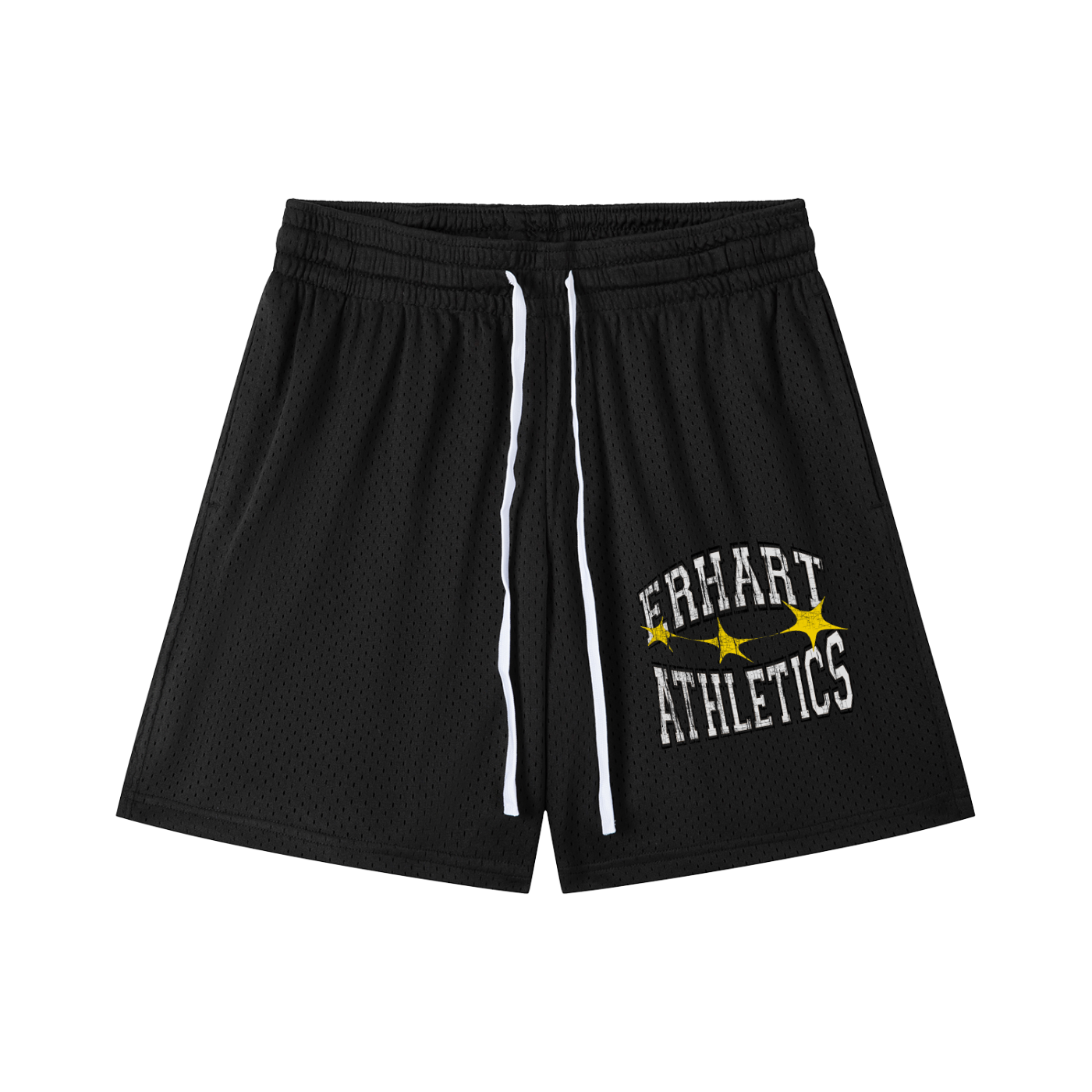 Mesh Drawstring Shorts